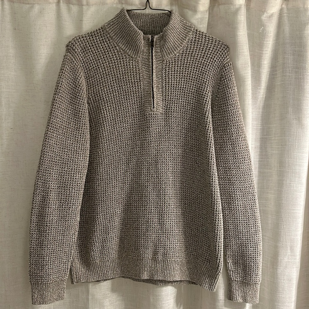 LL Bean Quarter Zip Sweater